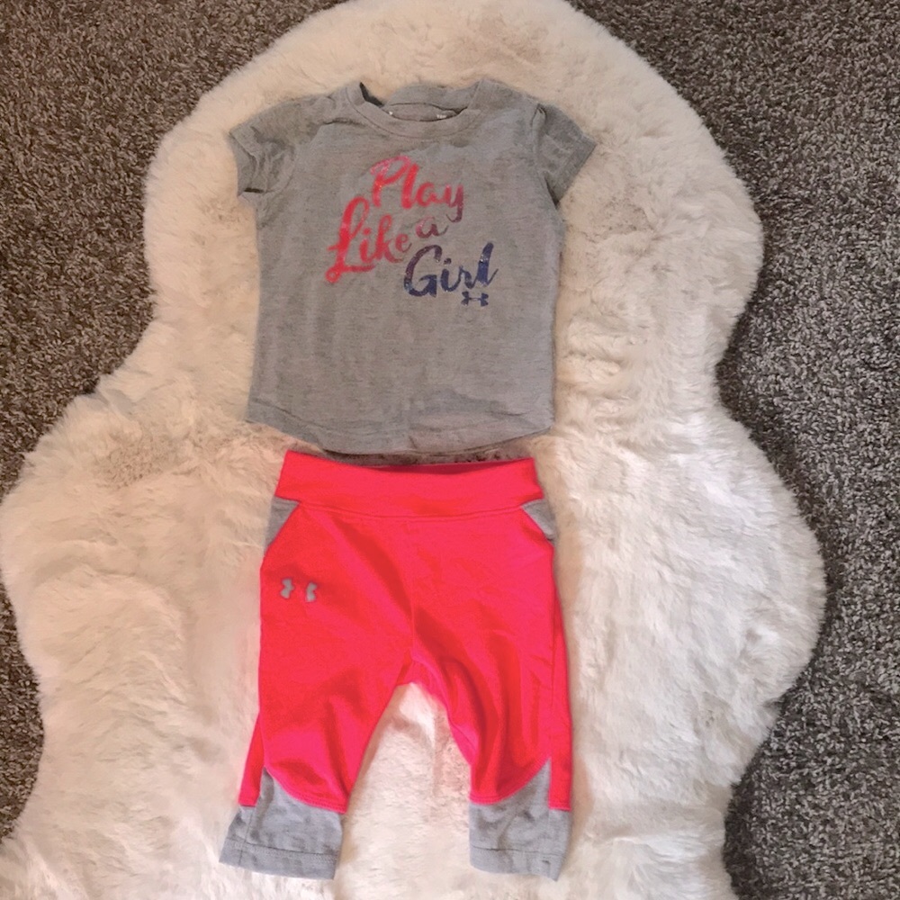 Under Armour capris outfit